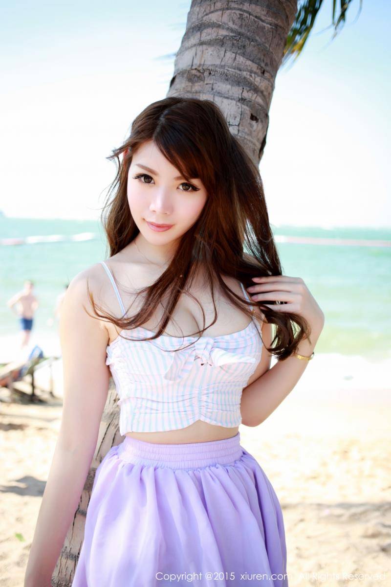 秀人网美女模特MARA酱比基尼诱惑泰国旅拍芭提雅写真-15