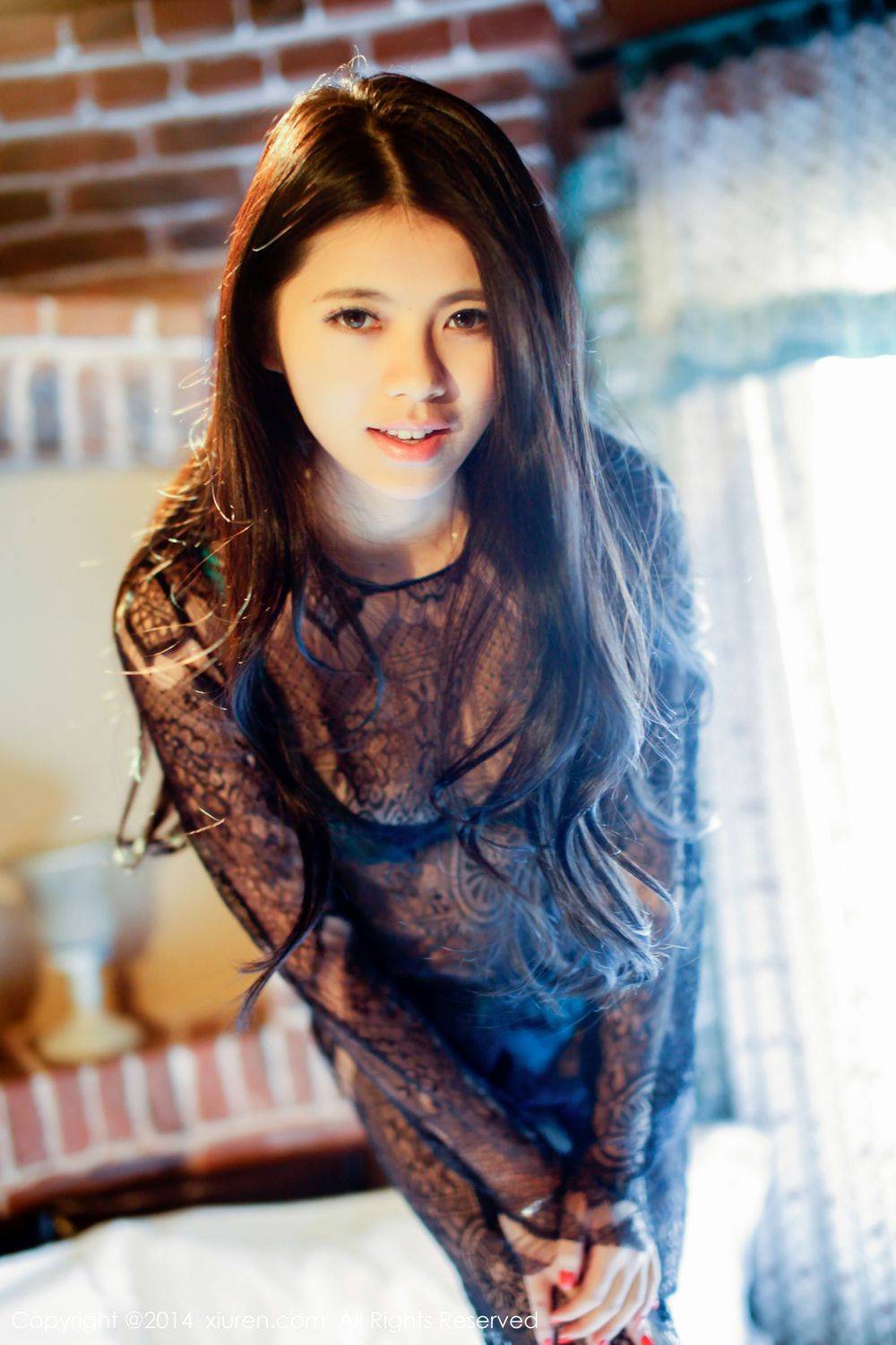 秀人网嫩模欧阳妮娜娜尤物情趣内衣性感写真套图-2