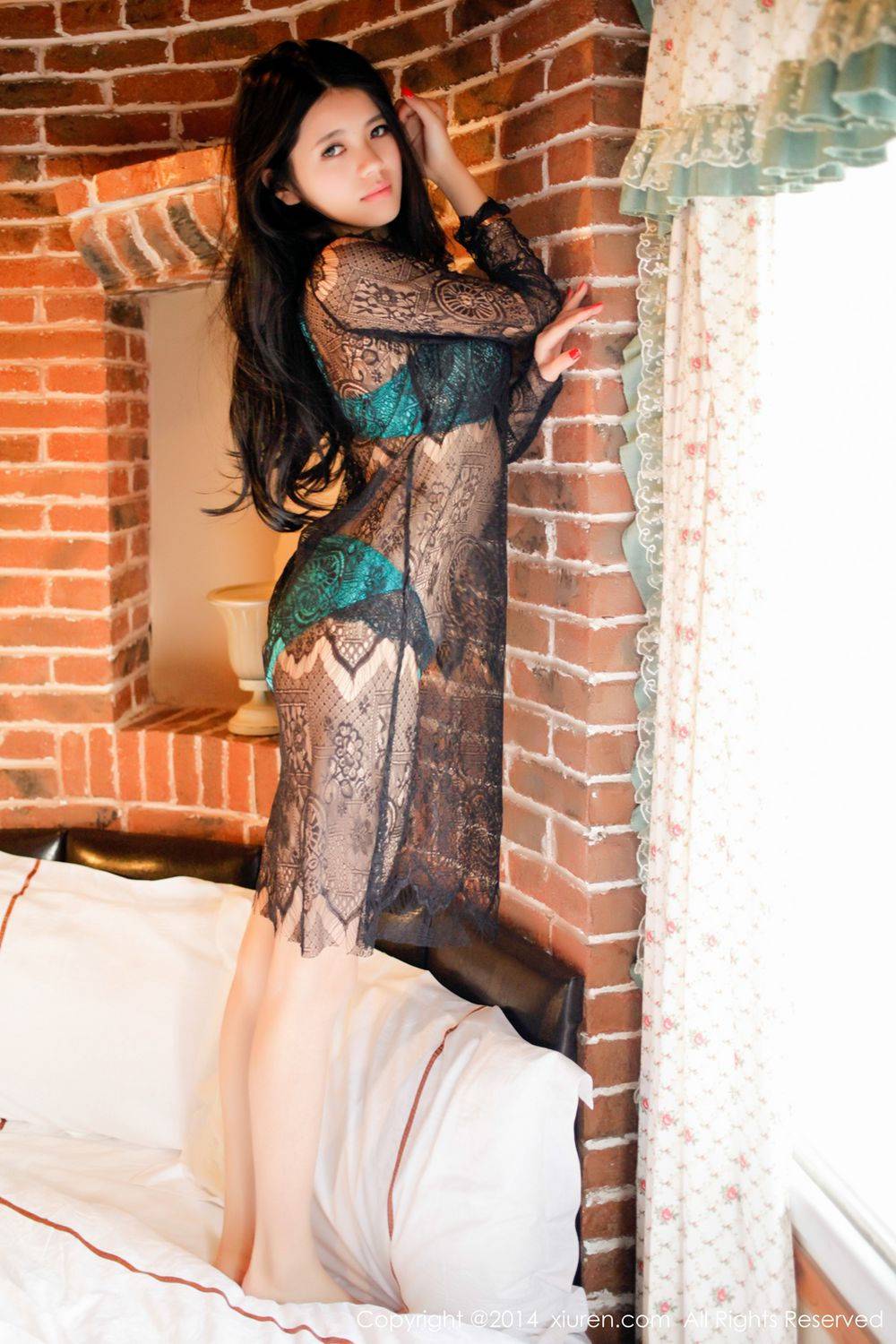 秀人网嫩模欧阳妮娜娜尤物情趣内衣性感写真套图-16