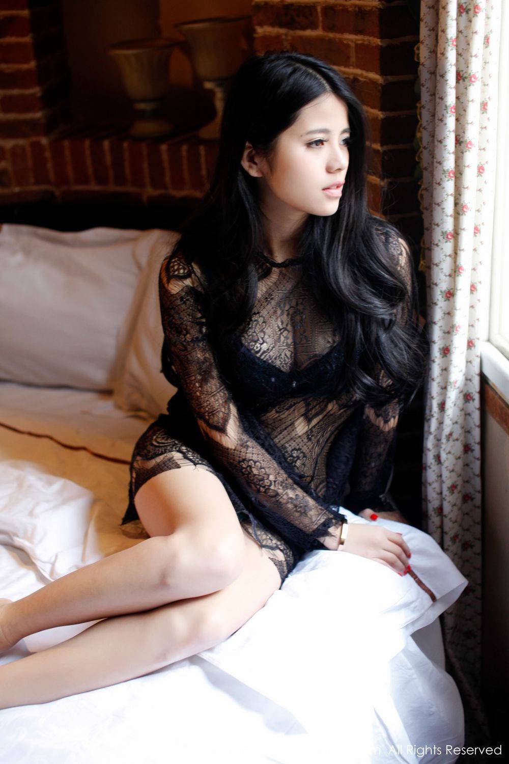 秀人网嫩模欧阳妮娜娜尤物情趣内衣性感写真套图-37