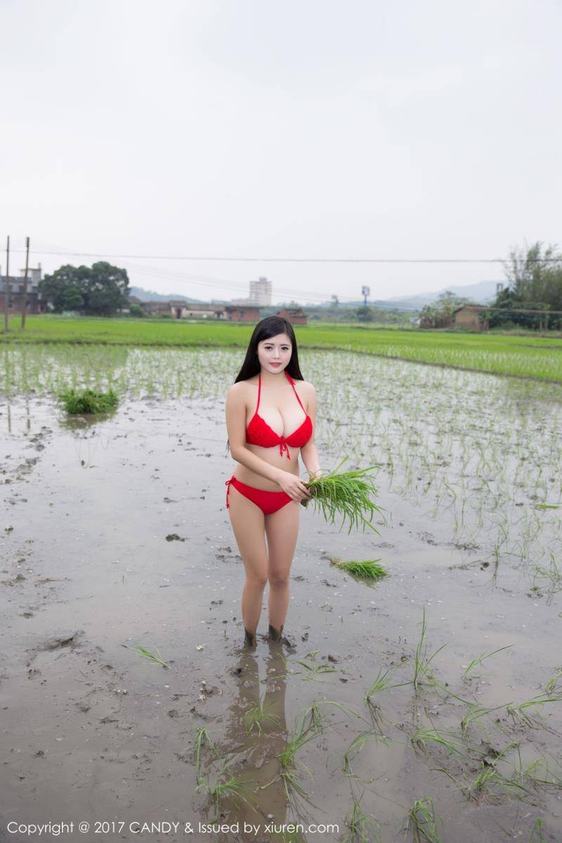 糖果画报混血美女林美惠子Mieko波涛胸涌比基尼写真