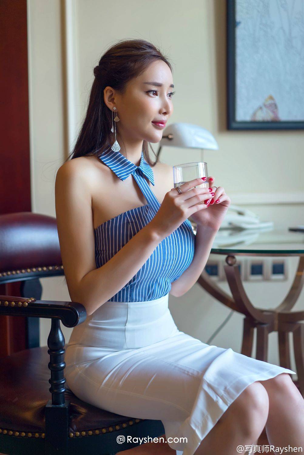 睿奢美女模特周妍希气质美腿天生妩媚私房写真-13