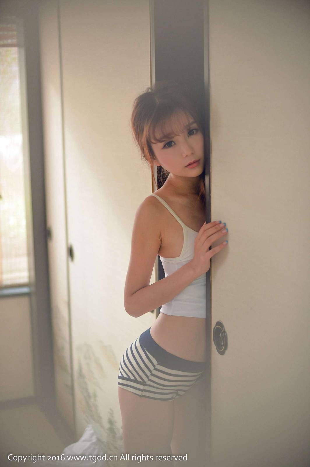 TGOD推女神养眼美女小九Vin清新清纯阳光写真-44