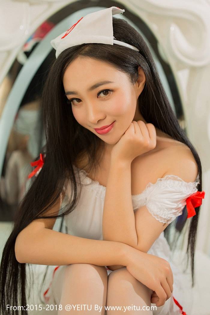 秀人网嫩模艾儿521兔女郎黑丝美腿护士制服诱惑-7