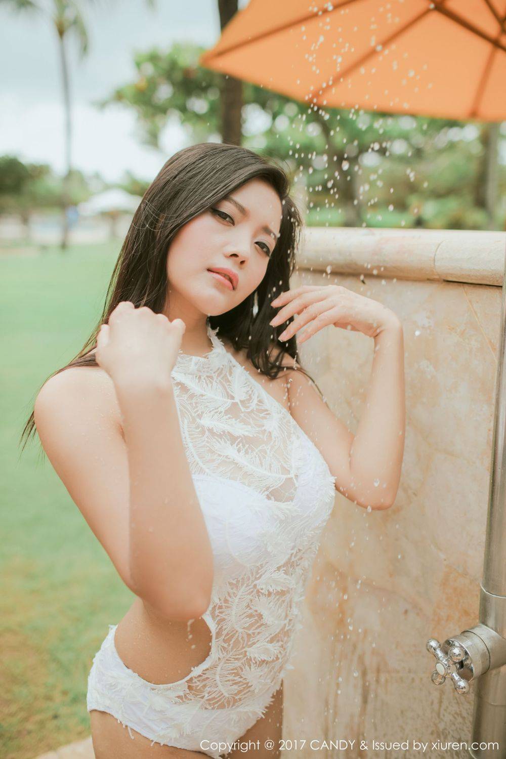 糖果画报宅男女神林美惠子波涛胸涌内衣诱惑巴厘岛旅拍-8