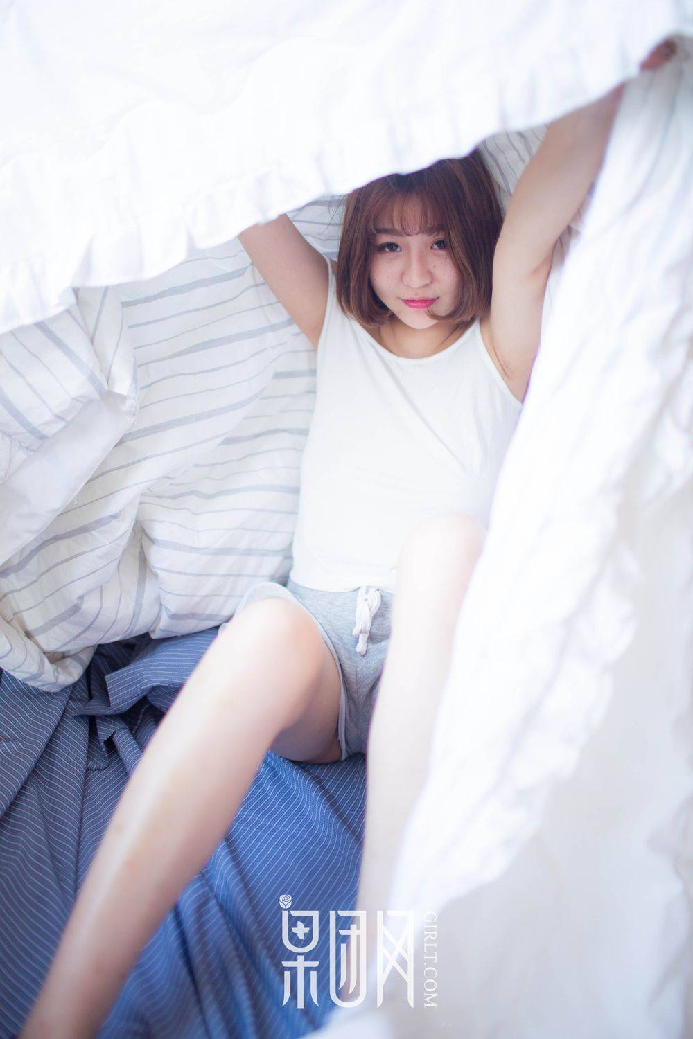 果团网美女模特星野千美奈居家风女友视角性感爆棚写真-11