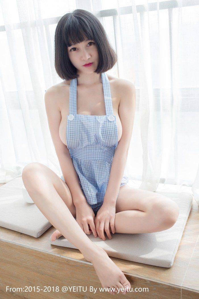 尤物馆美女模特小探戈豹纹情趣内衣女仆装制服诱惑-15