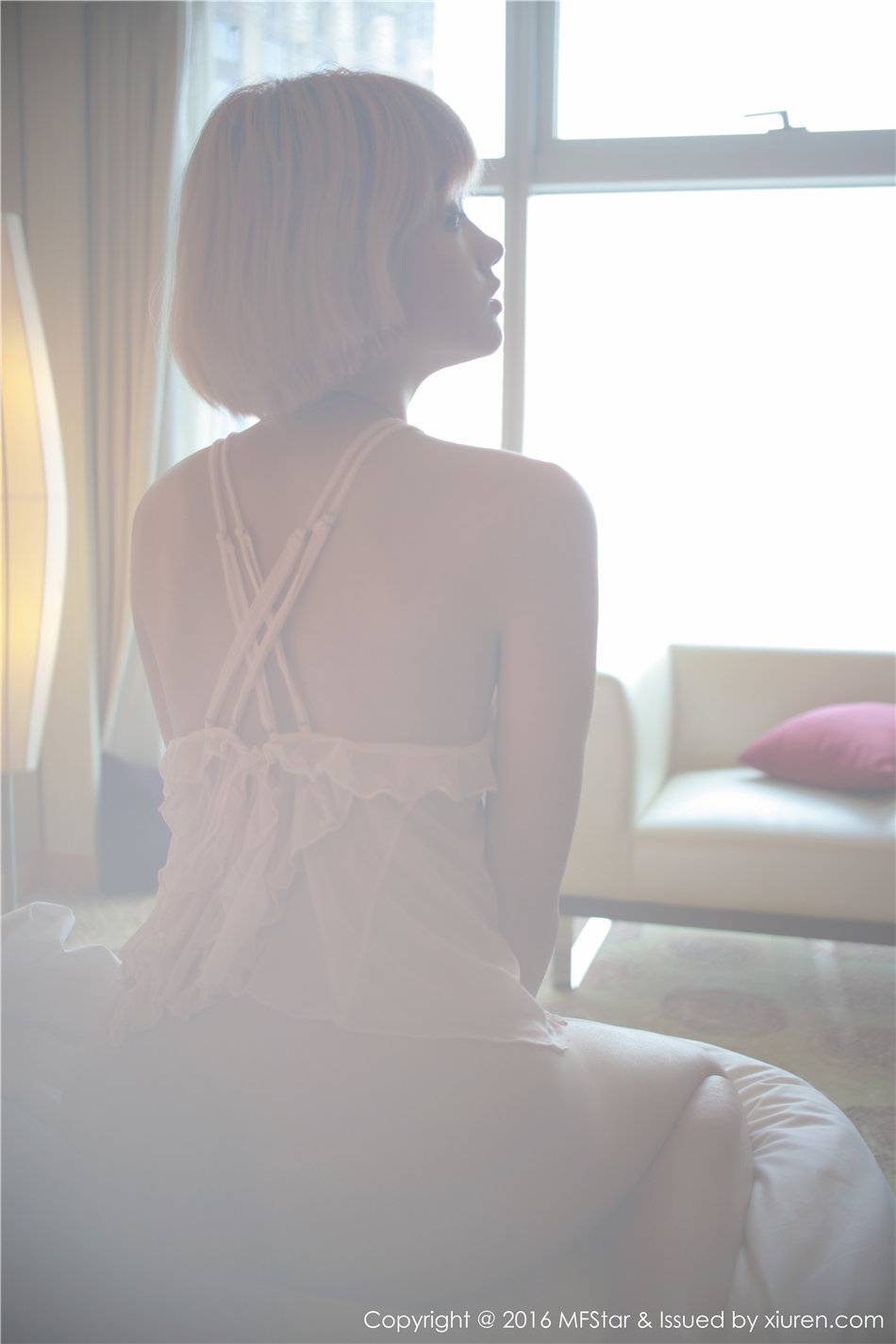 模范学院美女模特悦爷妖精吊带睡衣内衣诱惑性感套图-30