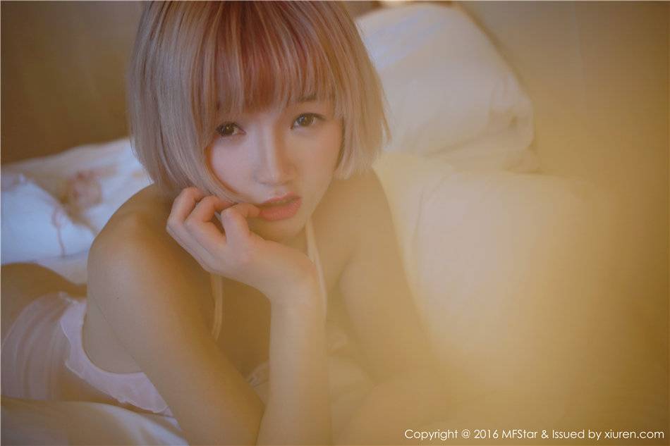 模范学院美女模特悦爷妖精吊带睡衣内衣诱惑性感套图-37