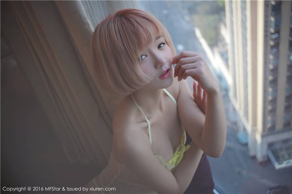 模范学院美女模特悦爷妖精吊带睡衣内衣诱惑性感套图-40