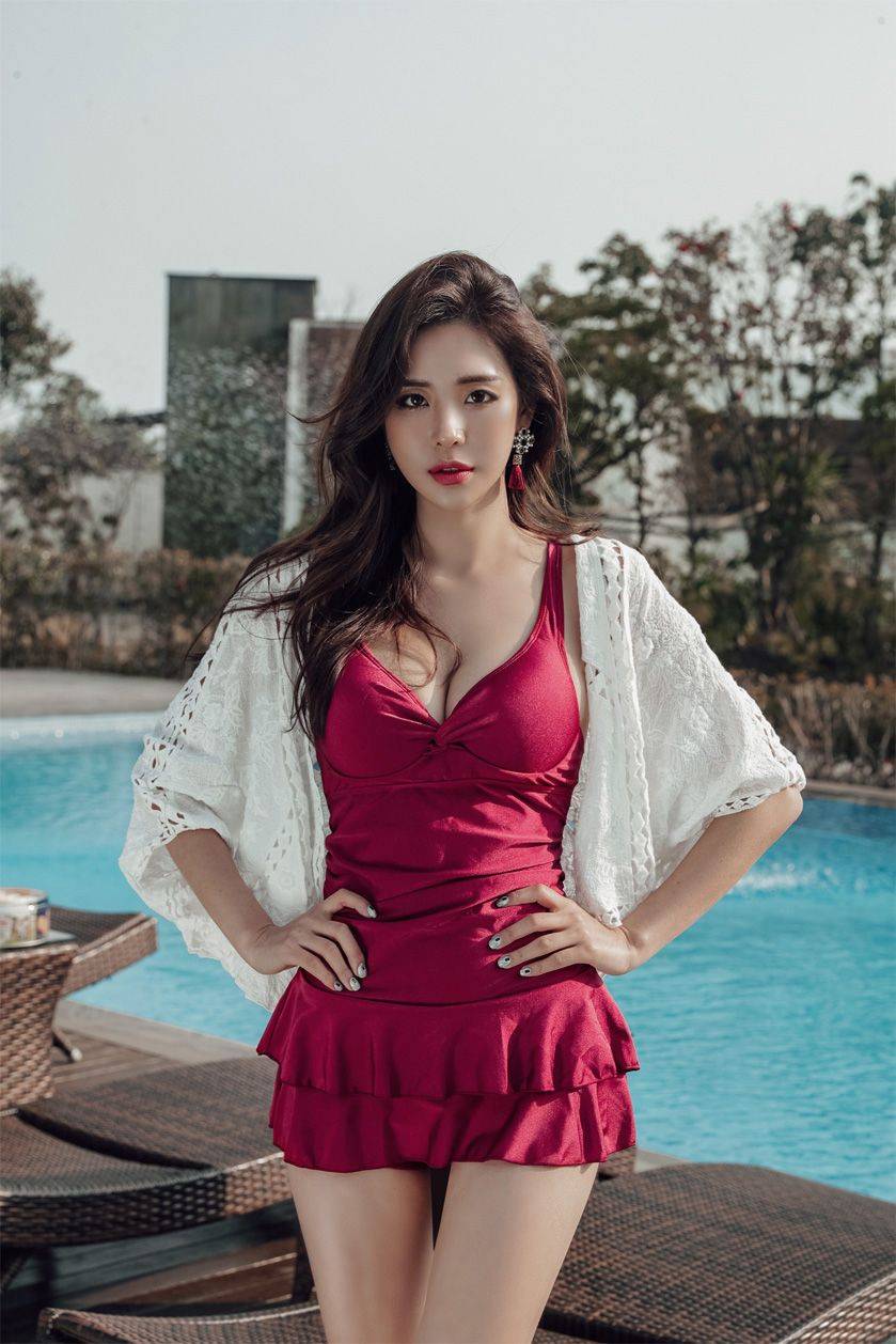 韩国人气网拍模特朴多贤比基尼气质泳装内衣诱惑美图-17