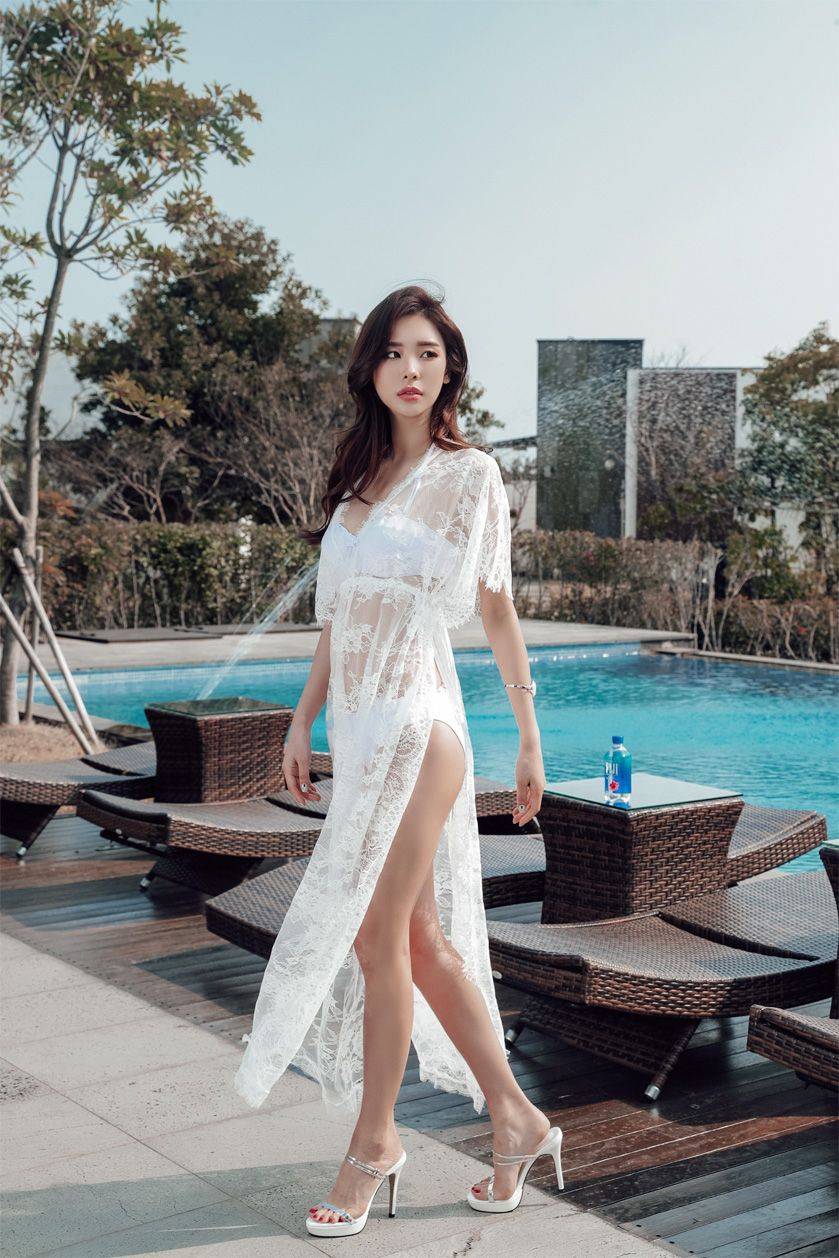 韩国人气网拍模特朴多贤比基尼气质泳装内衣诱惑美图-30