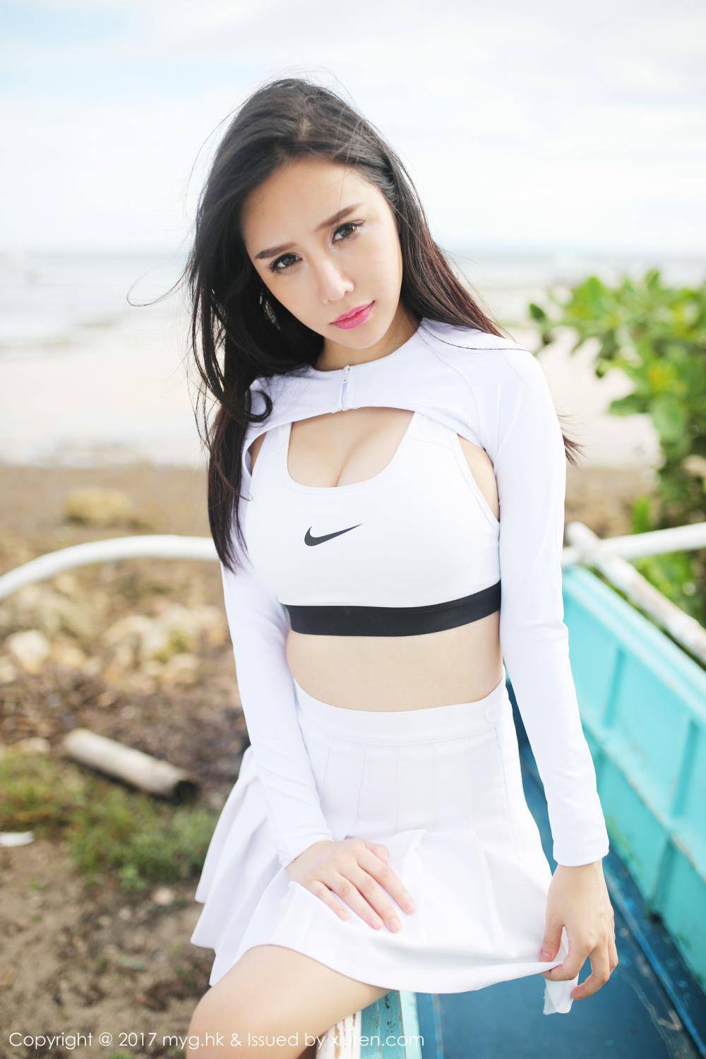 美媛馆性感女神于大小姐美瑜短裙比基尼复出第三套写真-6