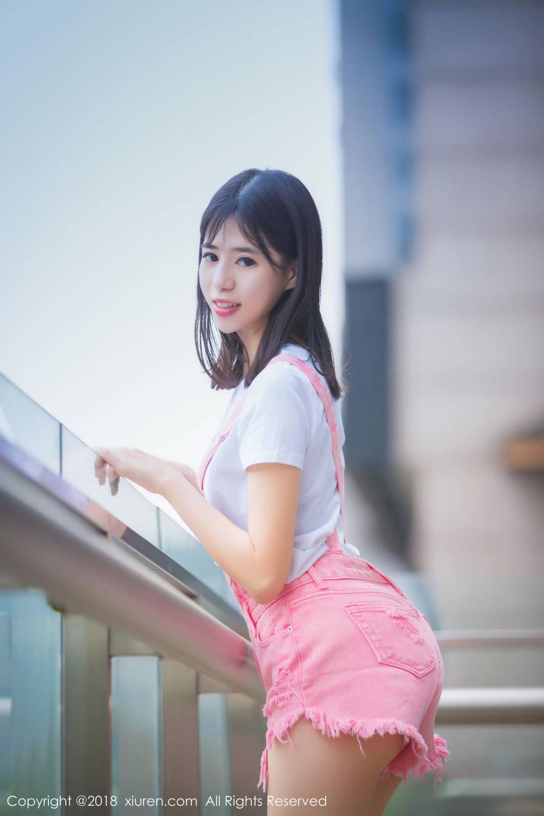 秀人网美女模特Ellie艾栗栗修长美腿内衣诱惑外拍-11