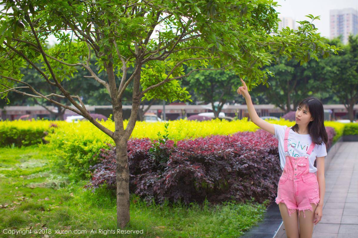 秀人网美女模特Ellie艾栗栗修长美腿内衣诱惑外拍-27