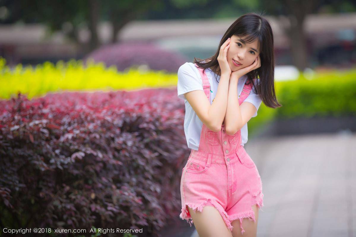 秀人网美女模特Ellie艾栗栗修长美腿内衣诱惑外拍-28