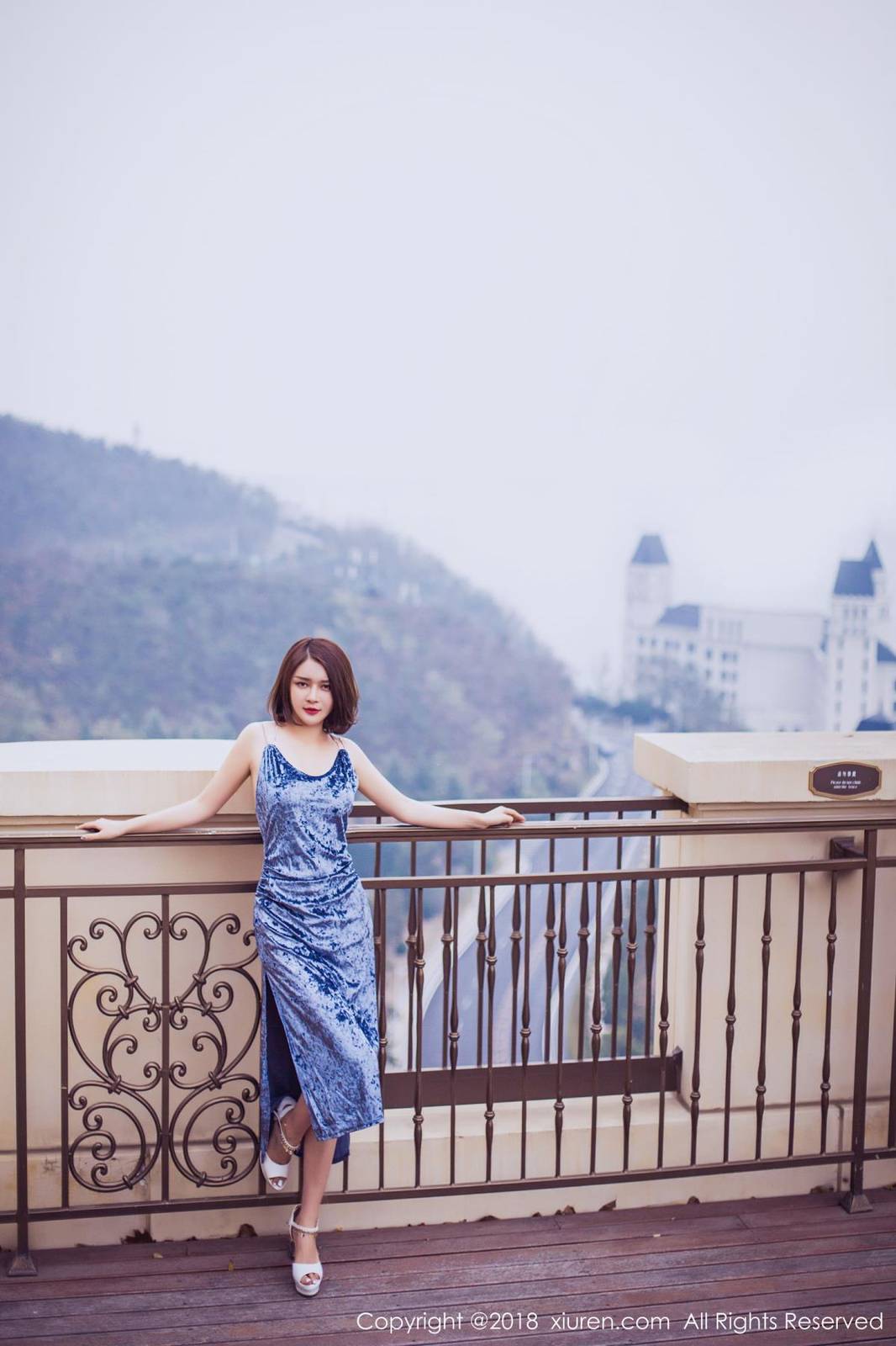 星颜社性感女神凯竹Vision廿十吊裙内衣诱惑私房套图-3