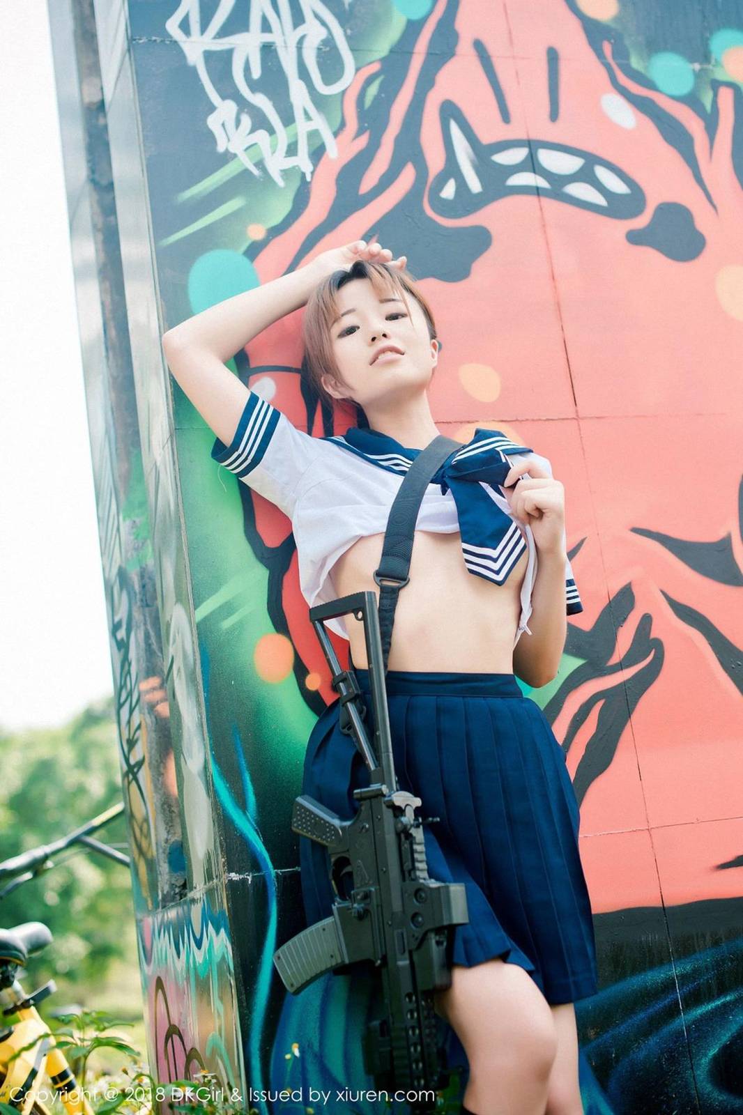 御女郎美女模特仓井优香美臀美乳蕾丝内衣诱惑周年特辑-4