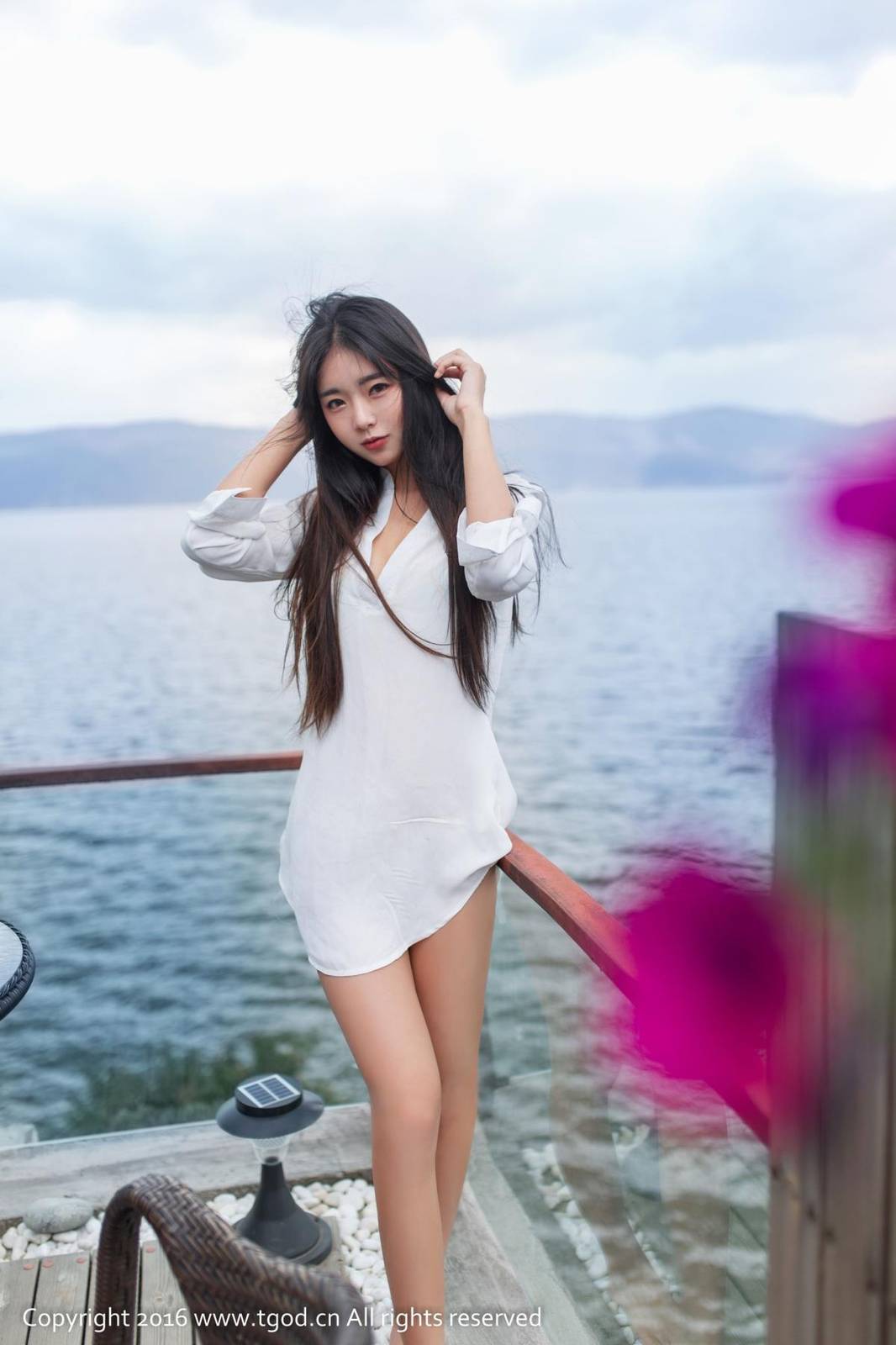 TGOD推女神美女模特可乐Vicky高挑身材大理旅拍-3