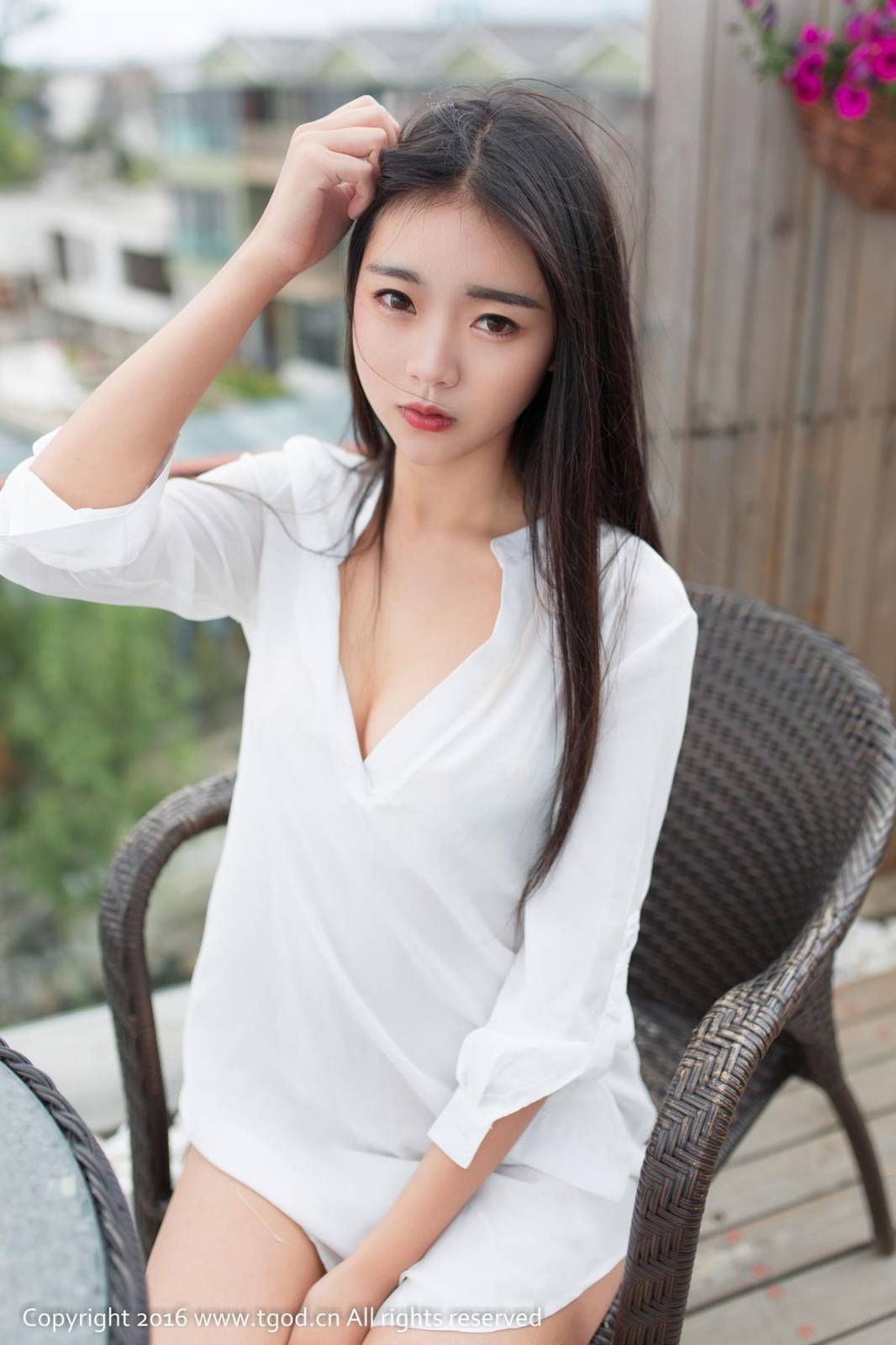 TGOD推女神美女模特可乐Vicky高挑身材大理旅拍-2