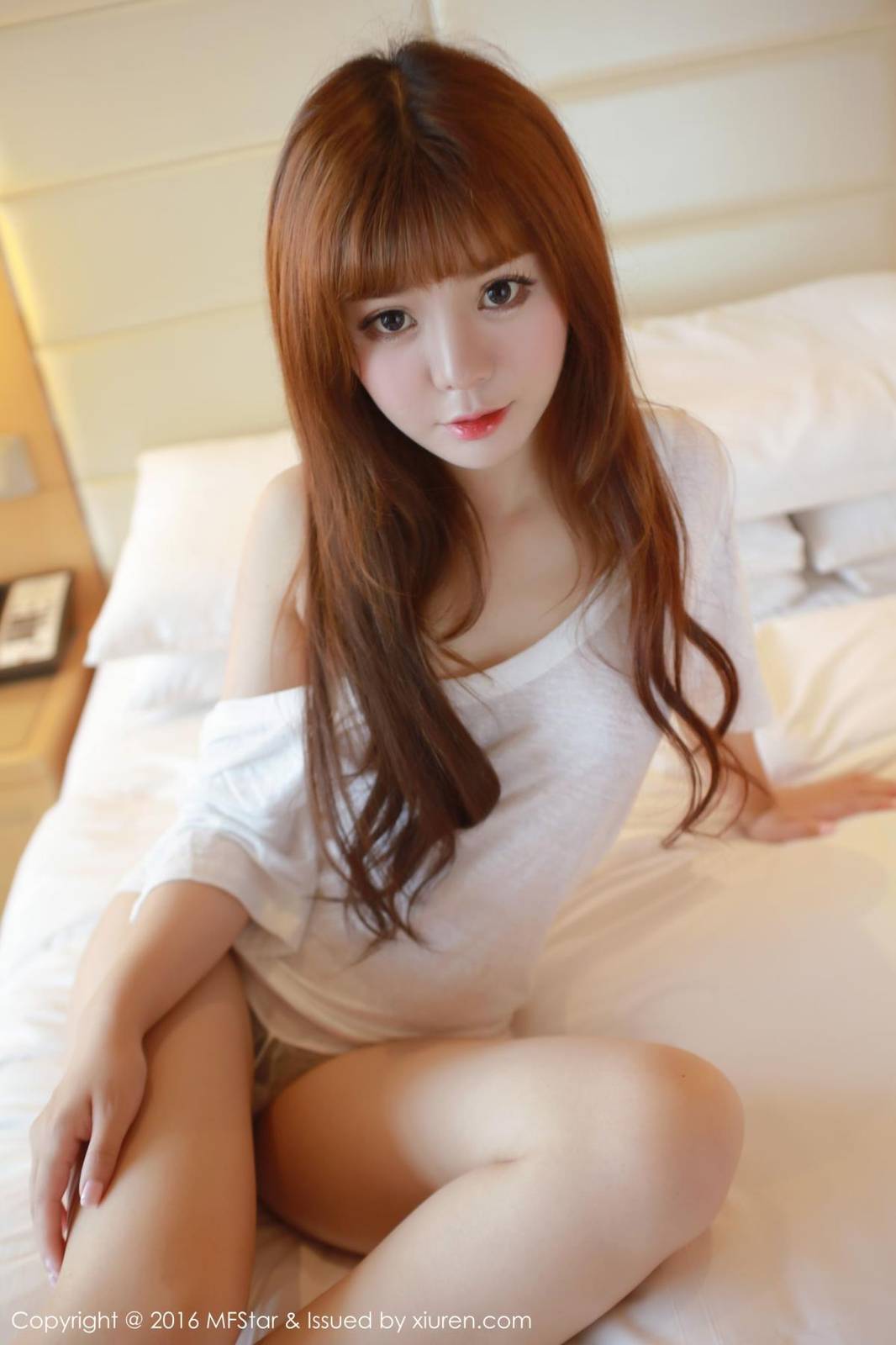 模范学院美女模特粉芭比VV透视内衣诱惑清纯写真-24