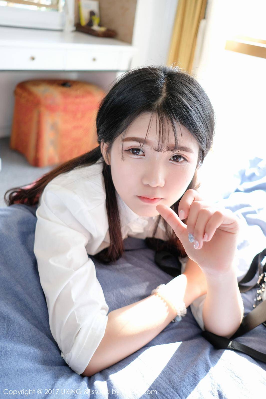 优星馆性感美女可爱的小叶子学生装童颜巨乳私房照-20