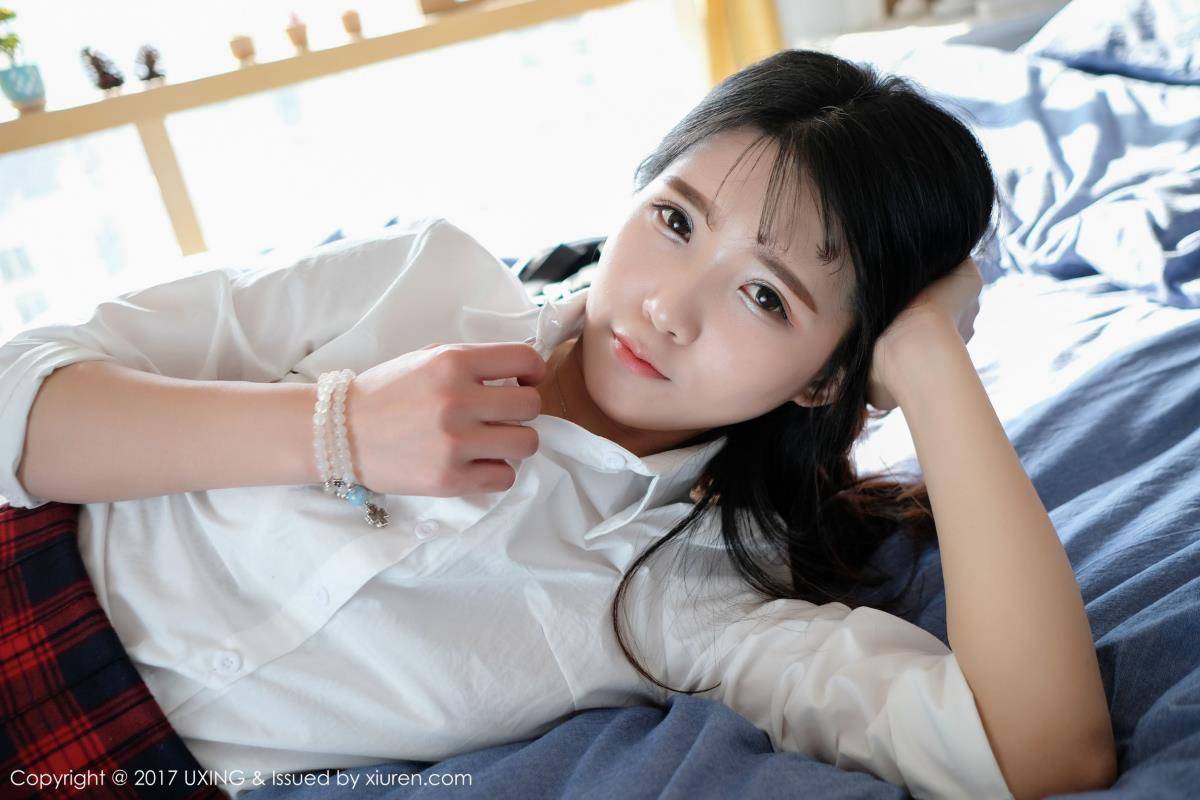 优星馆性感美女可爱的小叶子学生装童颜巨乳私房照-45