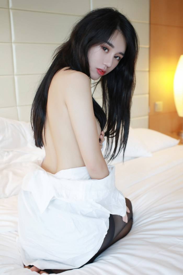 模范学院美女模特白子嫣nicky白衬衫黑丝美腿首套写真-6