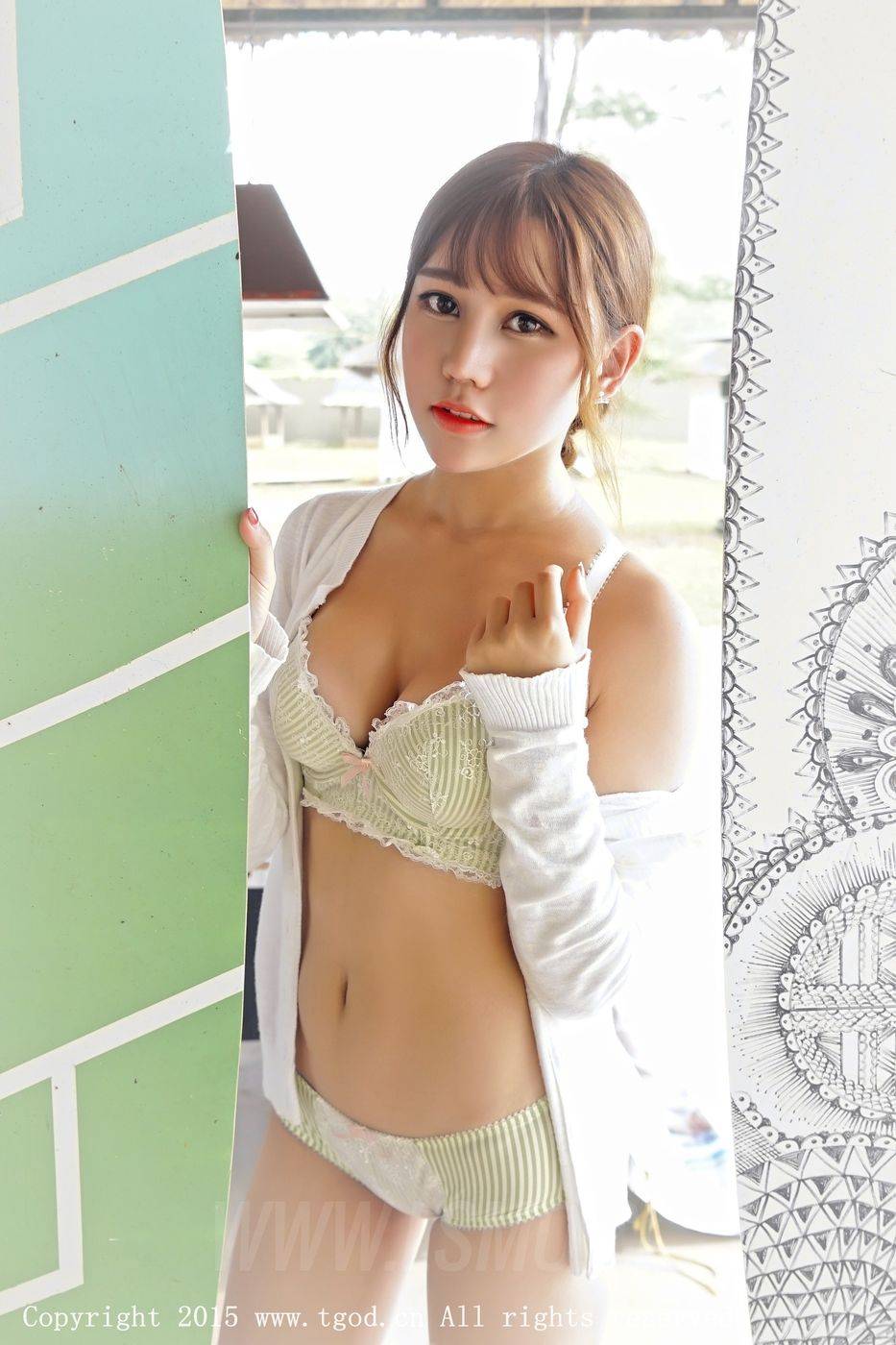 TGOD推女神Milk楚楚沙滩比基尼清新普吉岛旅拍 第二刊-26