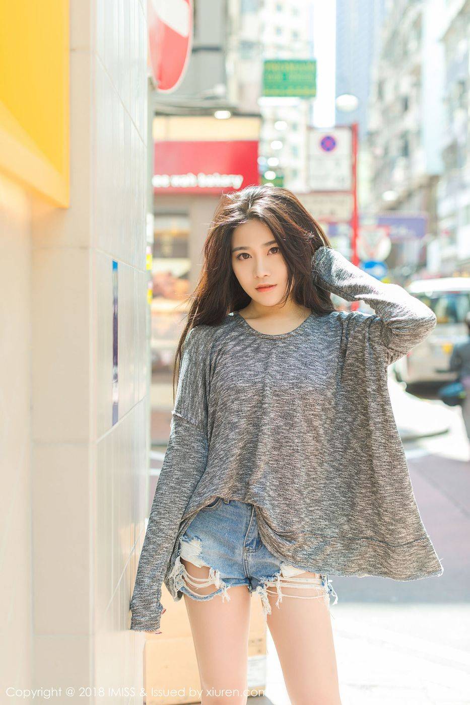 爱蜜社气质女神许诺Sabrina情趣透视丁字裤内衣诱惑性感写真-28