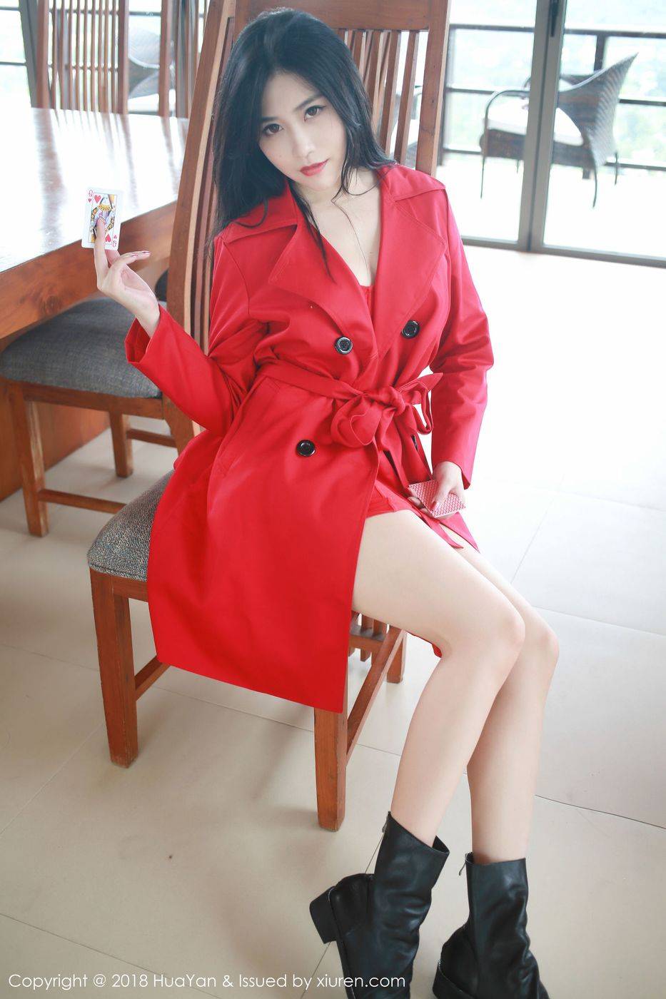 花の颜性感女神许诺Sabrina邱淑贞主题修长美腿苏梅岛旅拍-3