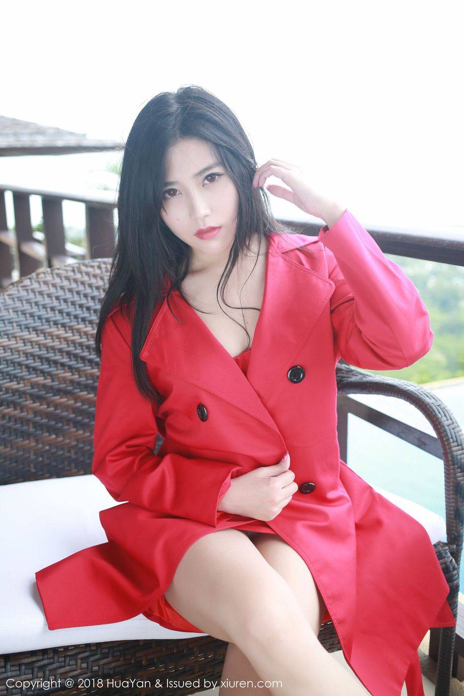 花の颜性感女神许诺Sabrina邱淑贞主题修长美腿苏梅岛旅拍-10