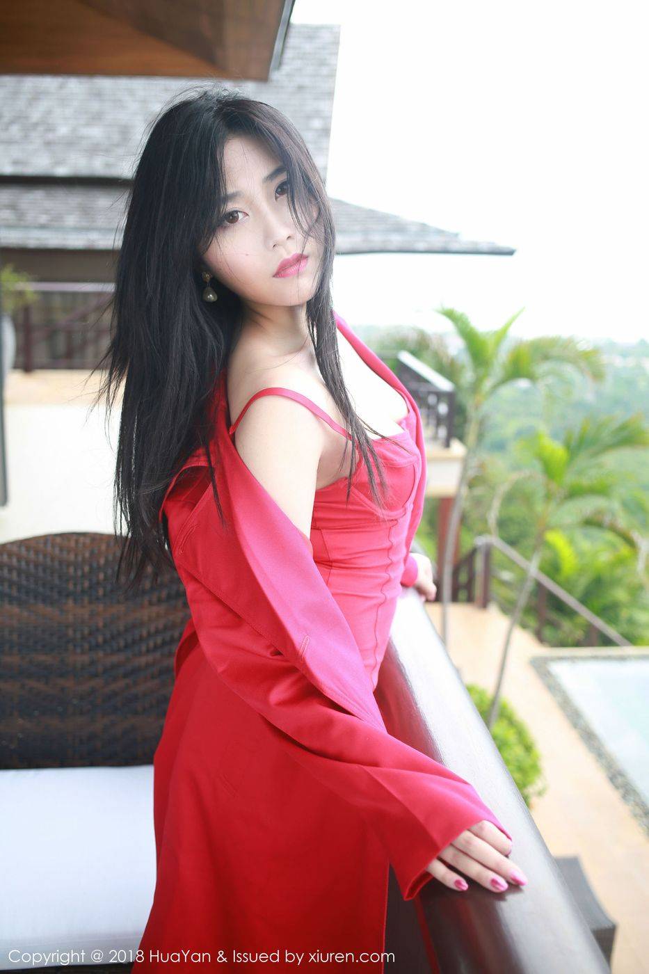 花の颜性感女神许诺Sabrina邱淑贞主题修长美腿苏梅岛旅拍-30