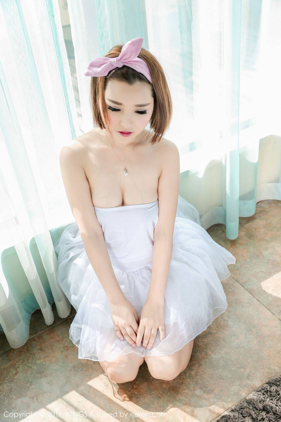 影私荟澳门美女模特吉雅子白嫩女仆装童颜巨乳首套写真-29