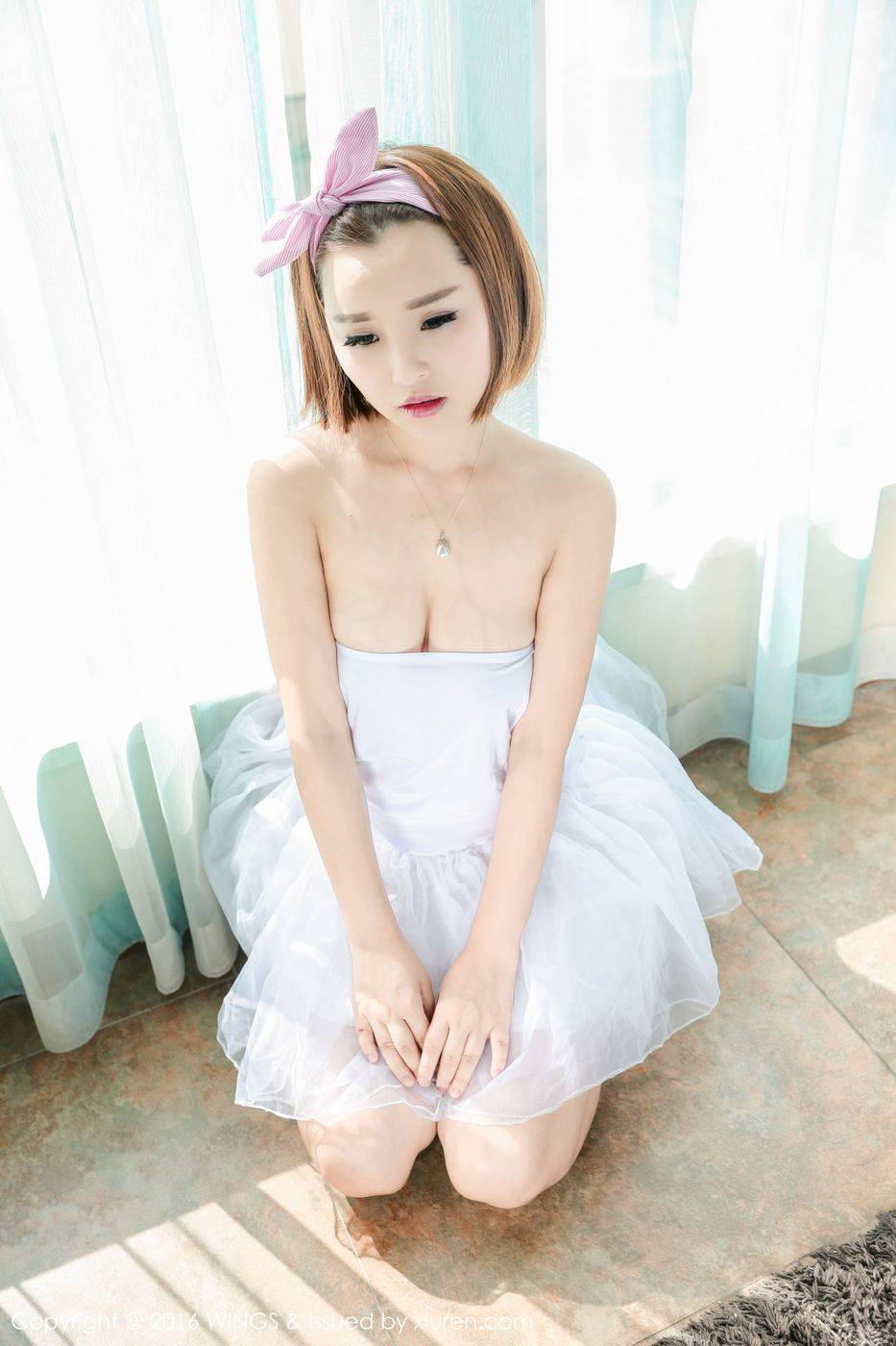 影私荟澳门美女模特吉雅子白嫩女仆装童颜巨乳首套写真-30