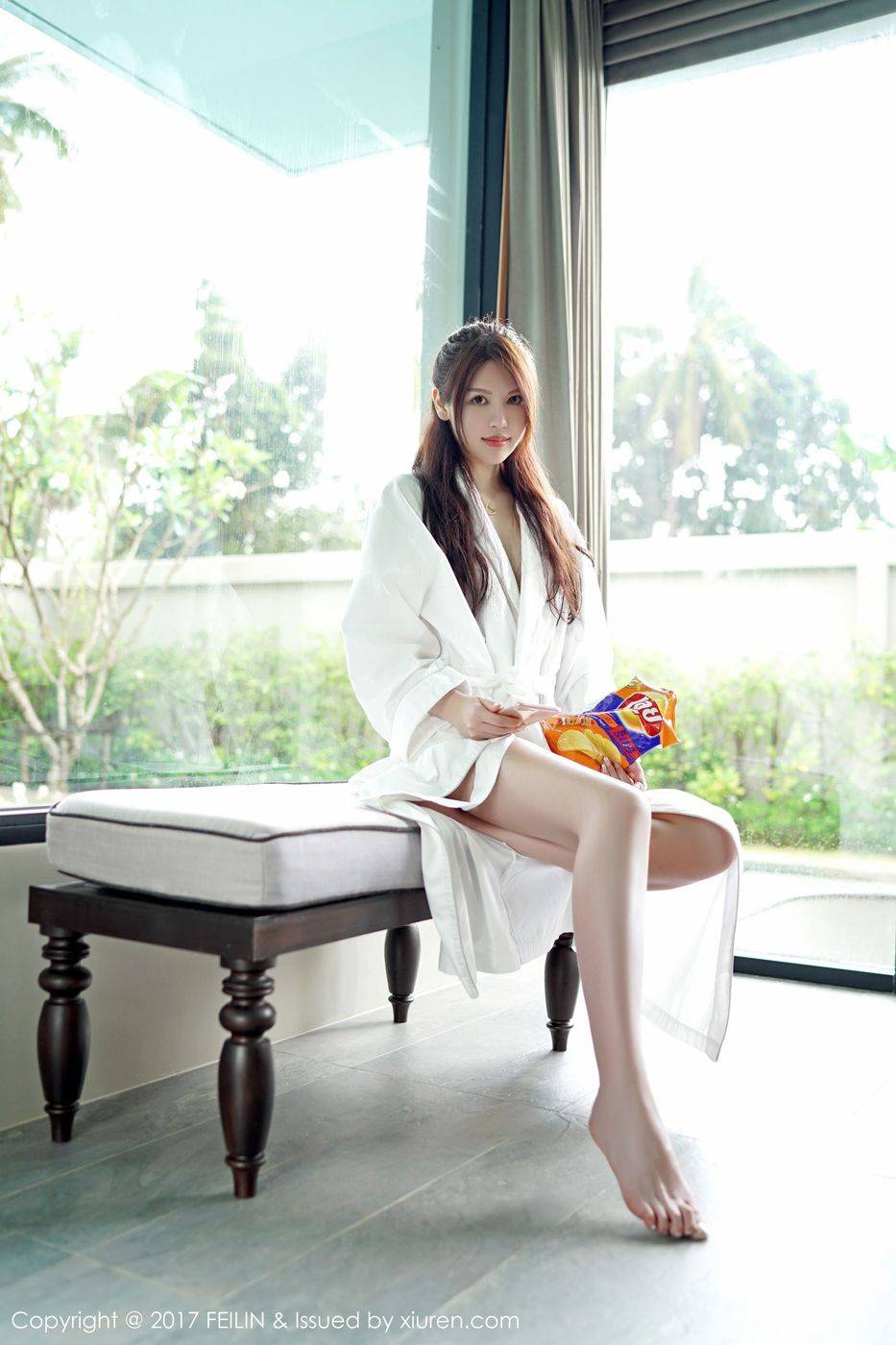 嗲囡囡新人嫩模PaPa妈咪傲人美胸修长美腿首套写真-8