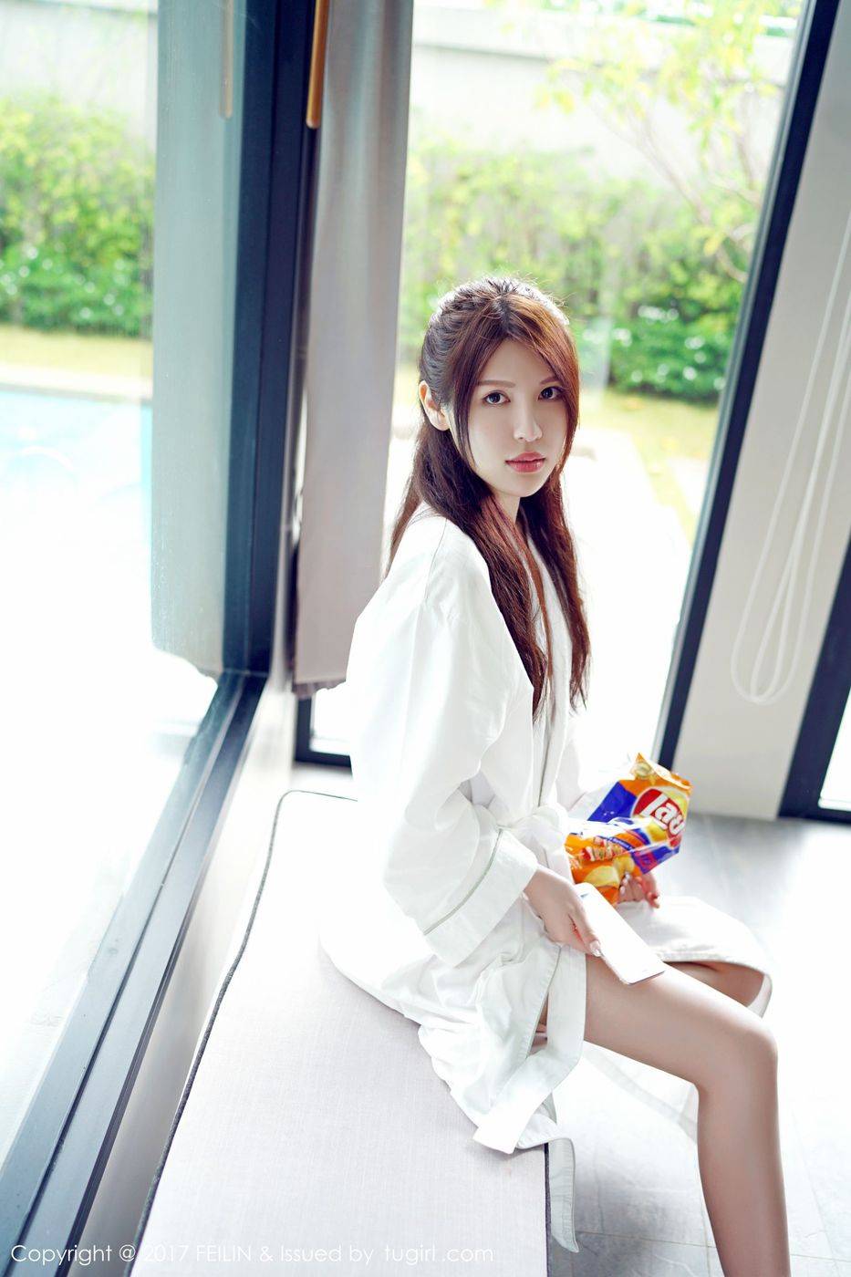 嗲囡囡新人嫩模PaPa妈咪傲人美胸修长美腿首套写真-7