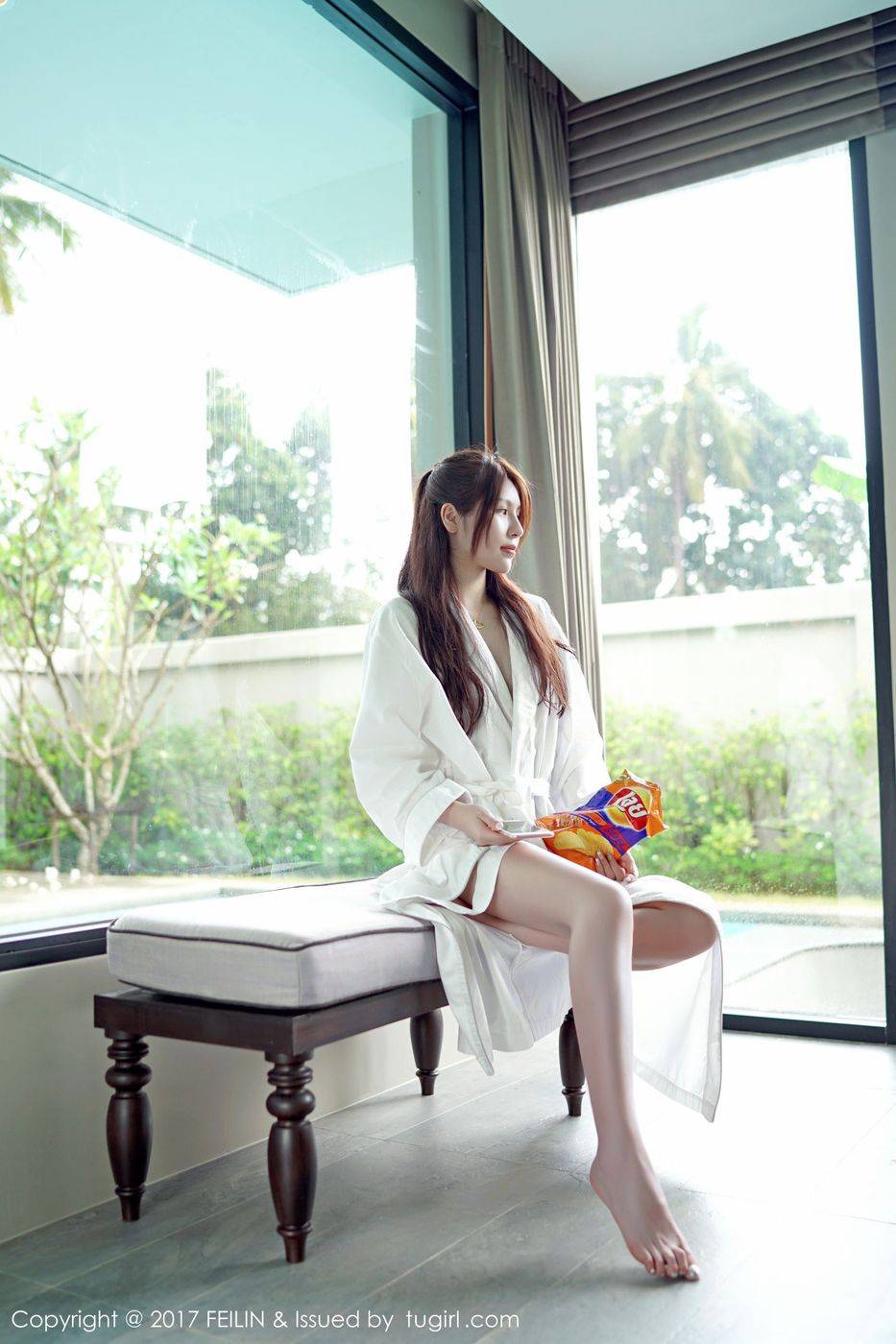 嗲囡囡新人嫩模PaPa妈咪傲人美胸修长美腿首套写真-23