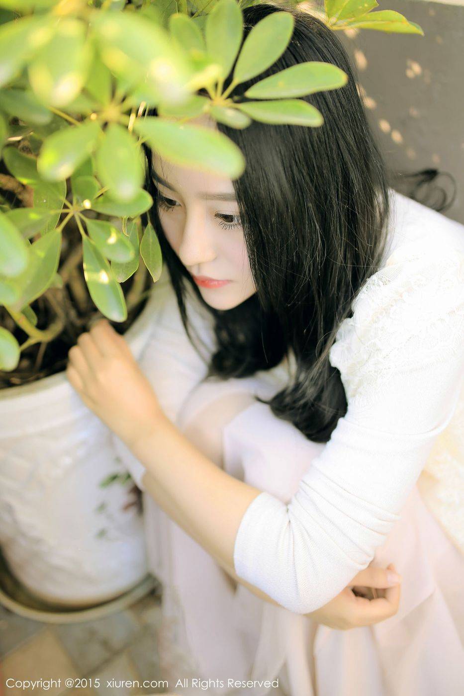 秀人网新人模特鱼猫盾i户外比基尼内衣诱惑小溪性感写真-39