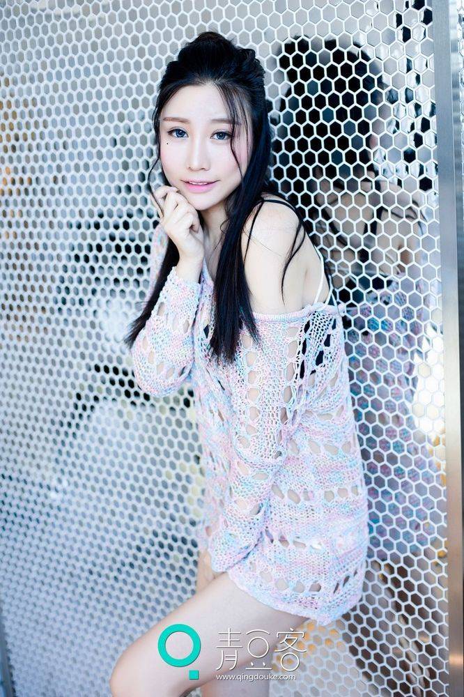 青豆客美女模特美昕Yumi美胸翘臀修长美腿内衣诱惑套图-24