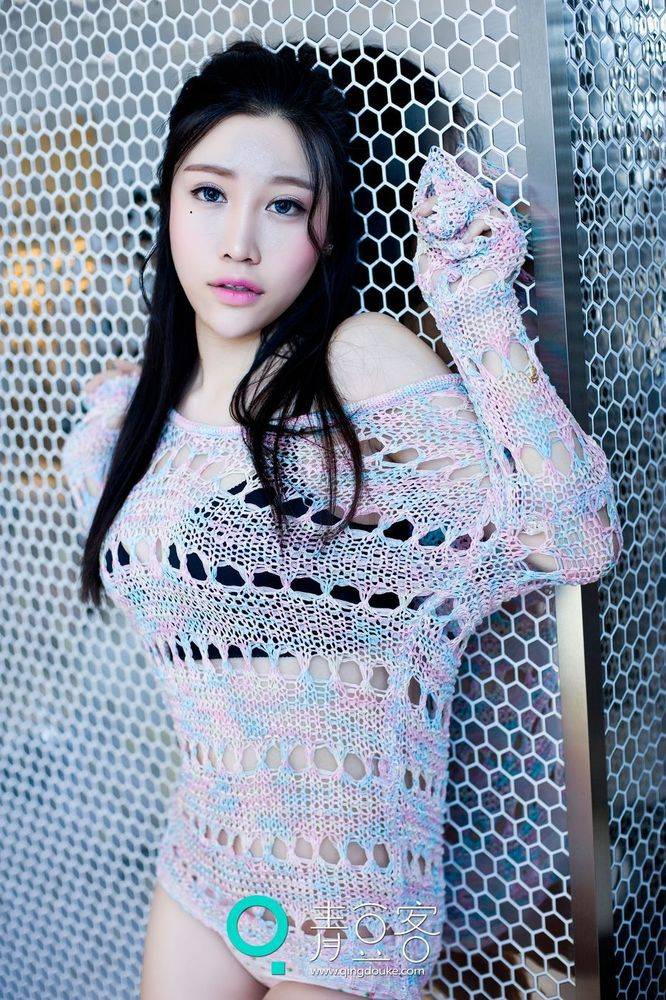 青豆客美女模特美昕Yumi美胸翘臀修长美腿内衣诱惑套图-30