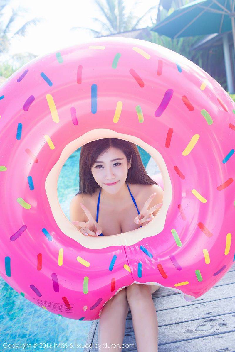 爱蜜社性感女神程小烦不烦泳装比基尼诱惑巴厘岛清新旅拍-33