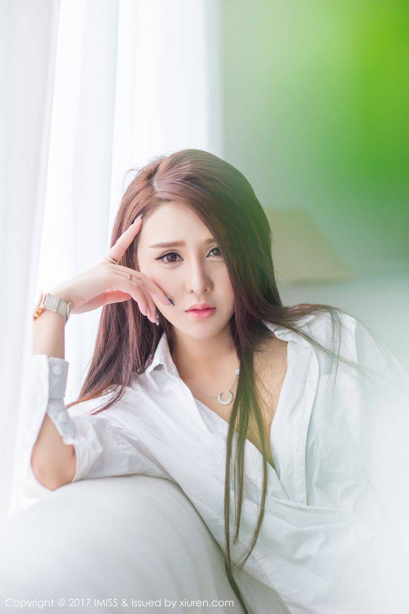 爱蜜社新人模特娜大少爷天生丽质黑丝美腿内衣诱惑写真-6