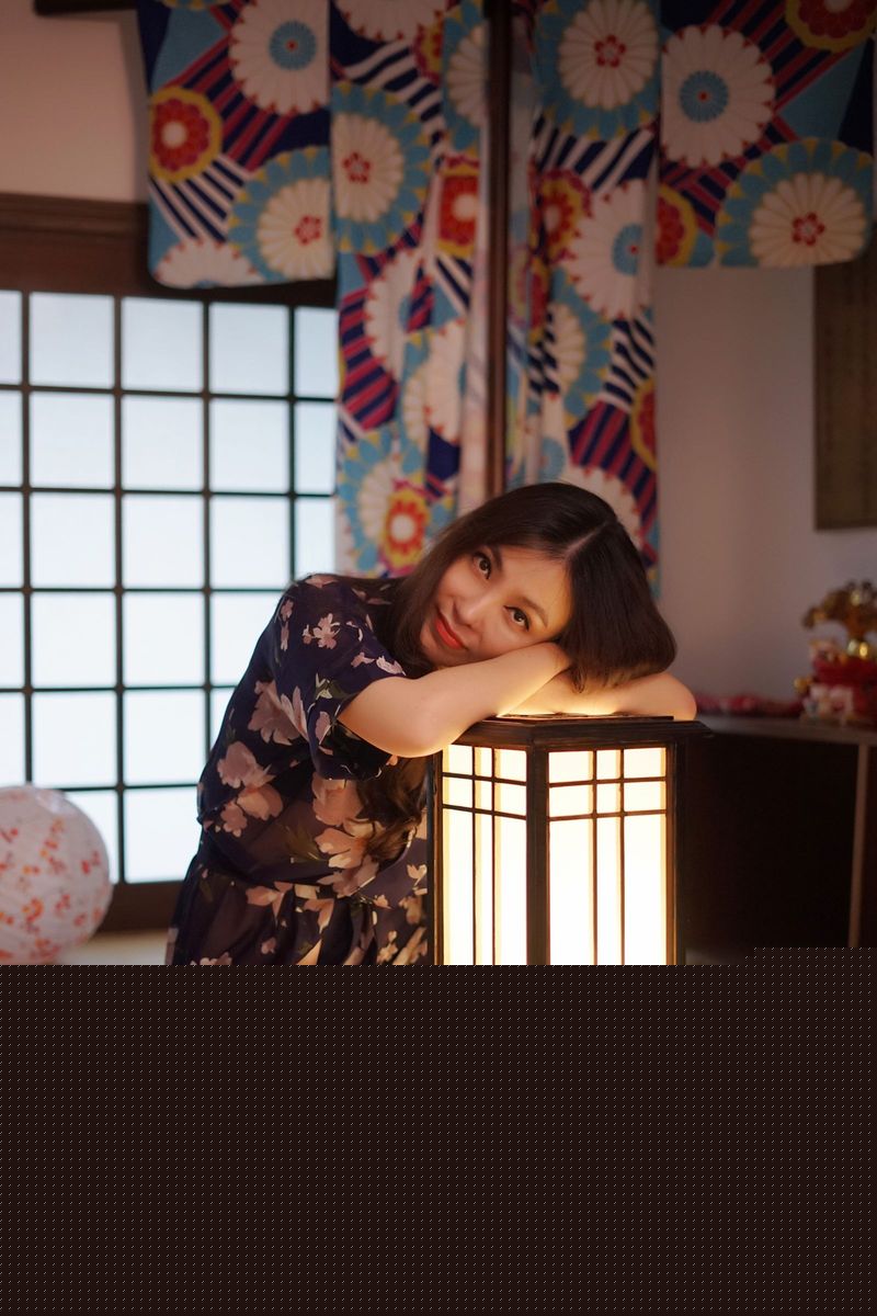 雅拉依美女模特沈紫云日式和服胸部纹身内衣诱惑写真-16