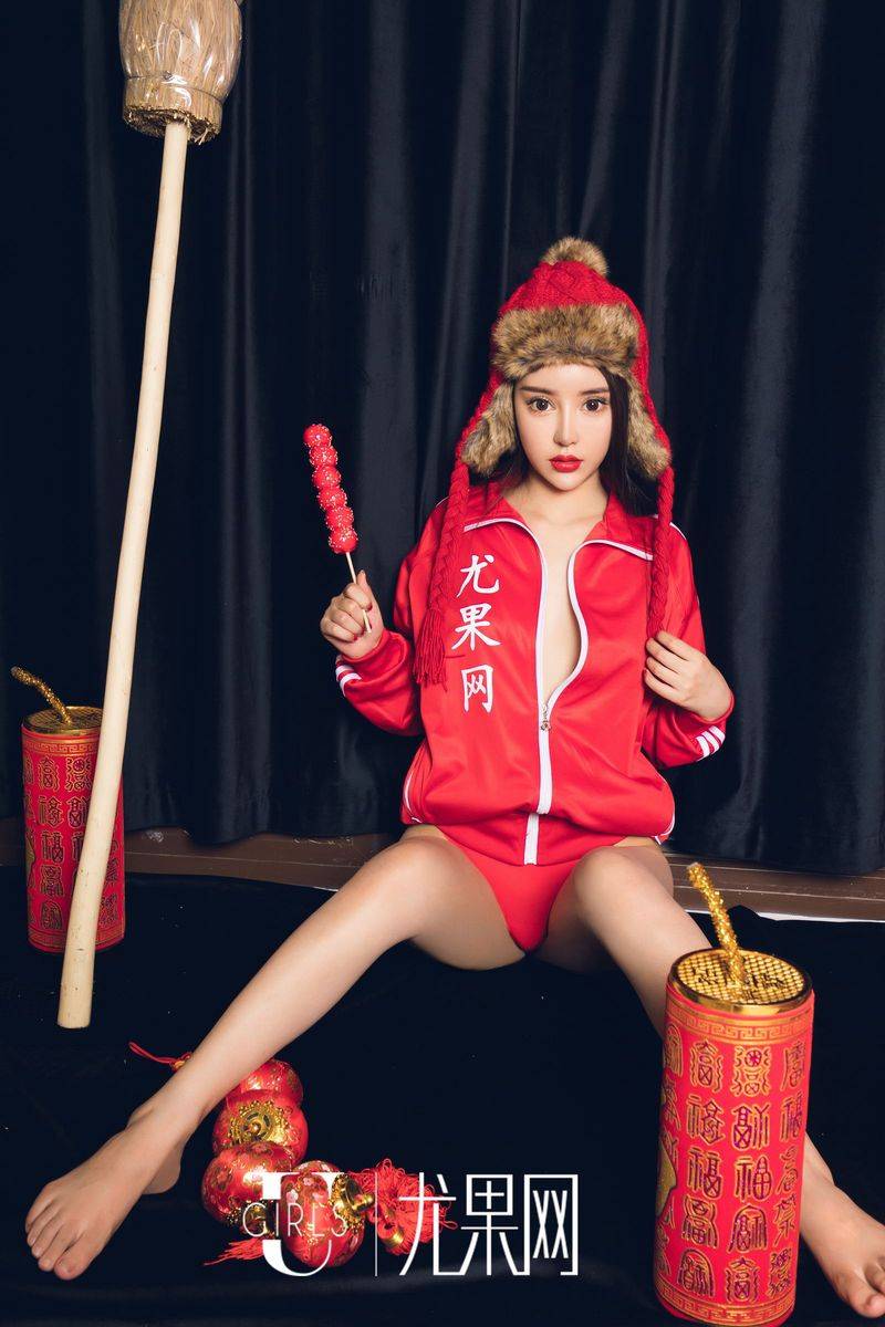 尤果网性感姐妹花程瑜西&孙嘉琪情趣内衣诱惑新年特辑-36