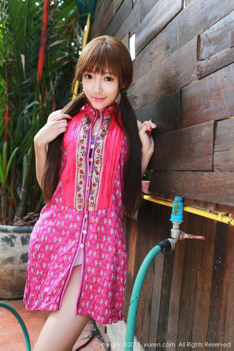 秀人网美女模特王馨瑶yanni花仙子内衣诱惑泰国清迈写真-21