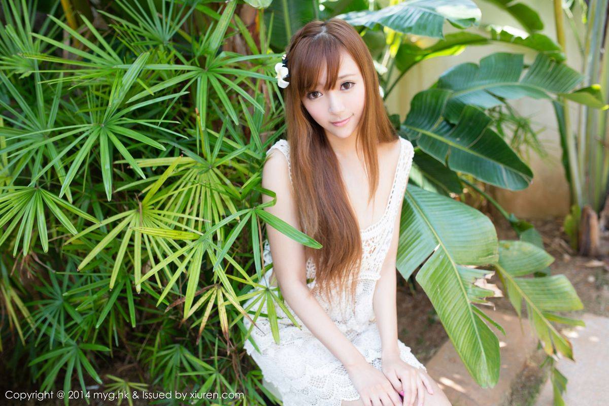 美媛馆性感女神王馨瑶yanni比基尼内衣诱惑大尺度三亚旅拍-54