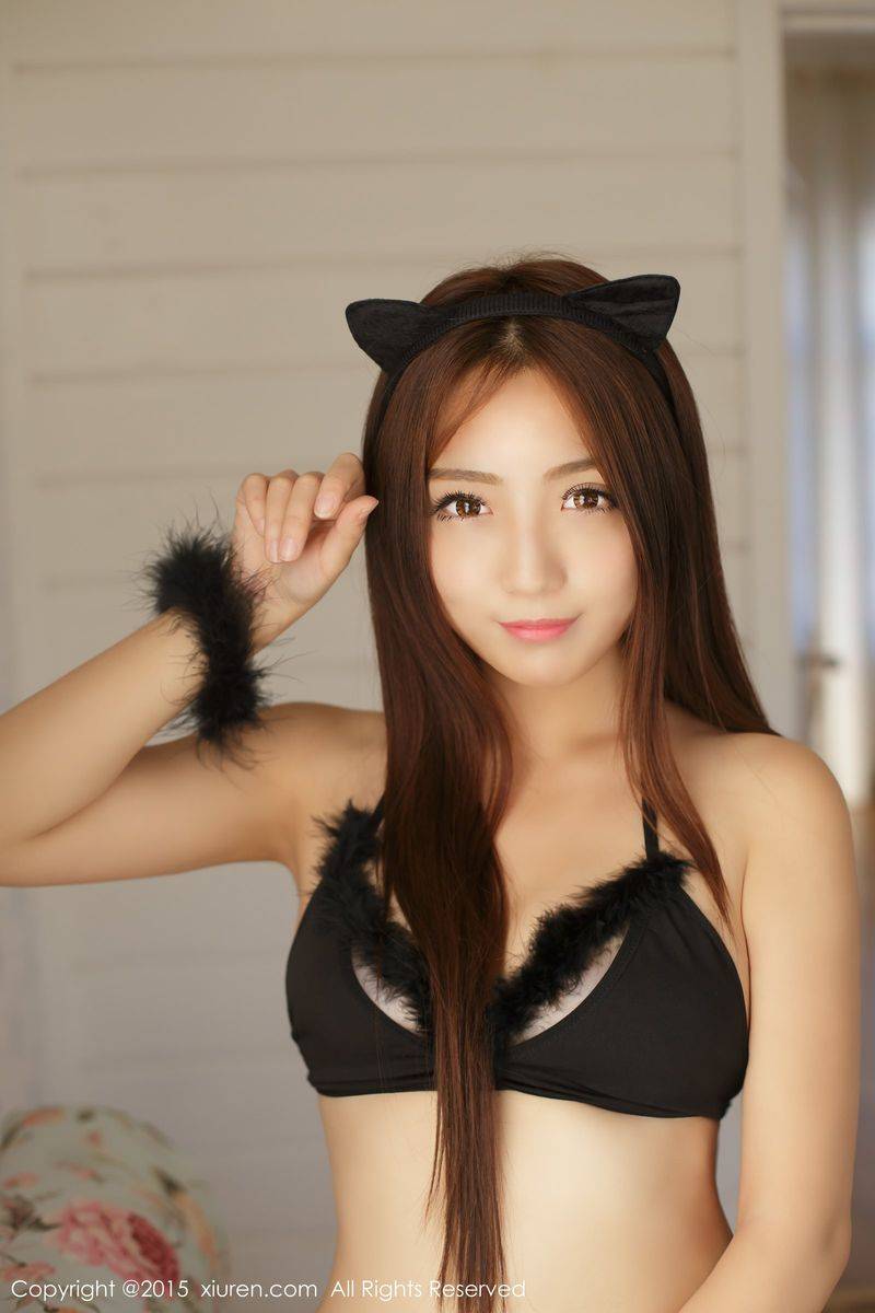 秀人网养眼美女模特Elma梦兔女郎丁字裤内衣诱惑写真-15