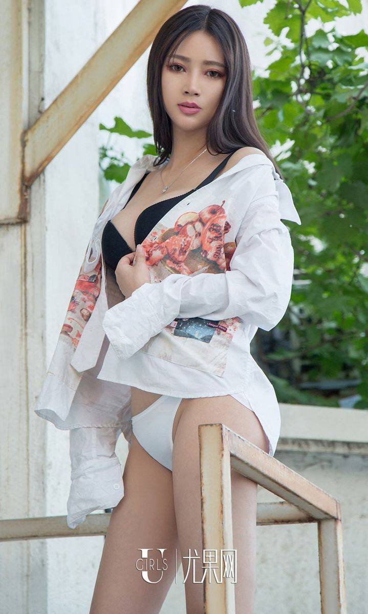 尤果网美女模特夏梦长发飘飘欲语离情内衣诱惑迷离写真-15