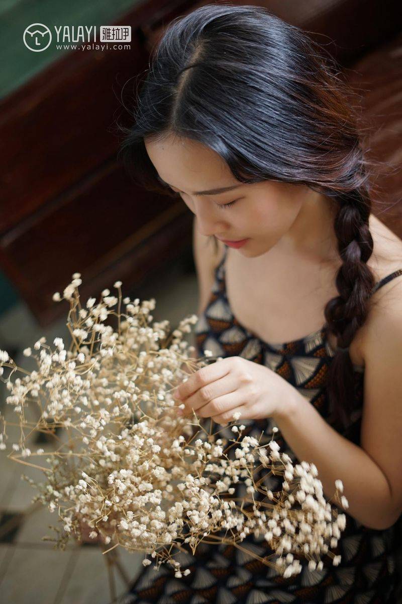 YALAYI雅拉伊清纯美女卡柔民国旗袍初见主题私房写真-25